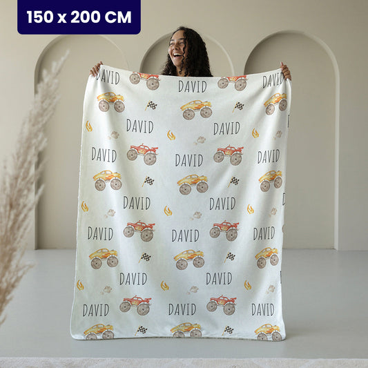 Monster Truck Blanket